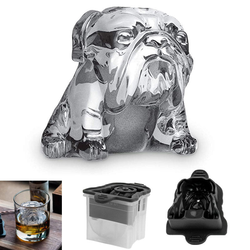 Brehn | Kreative Bulldogge-Eisform aus Silikon