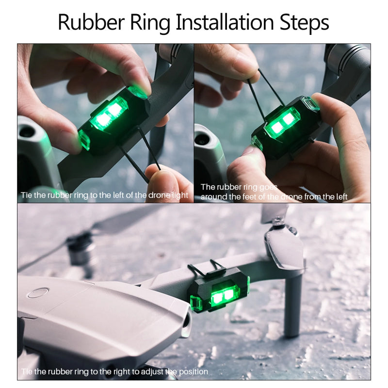 7-farbige LED-Flugzeugblitzleuchte mit USB-Ladefunktion