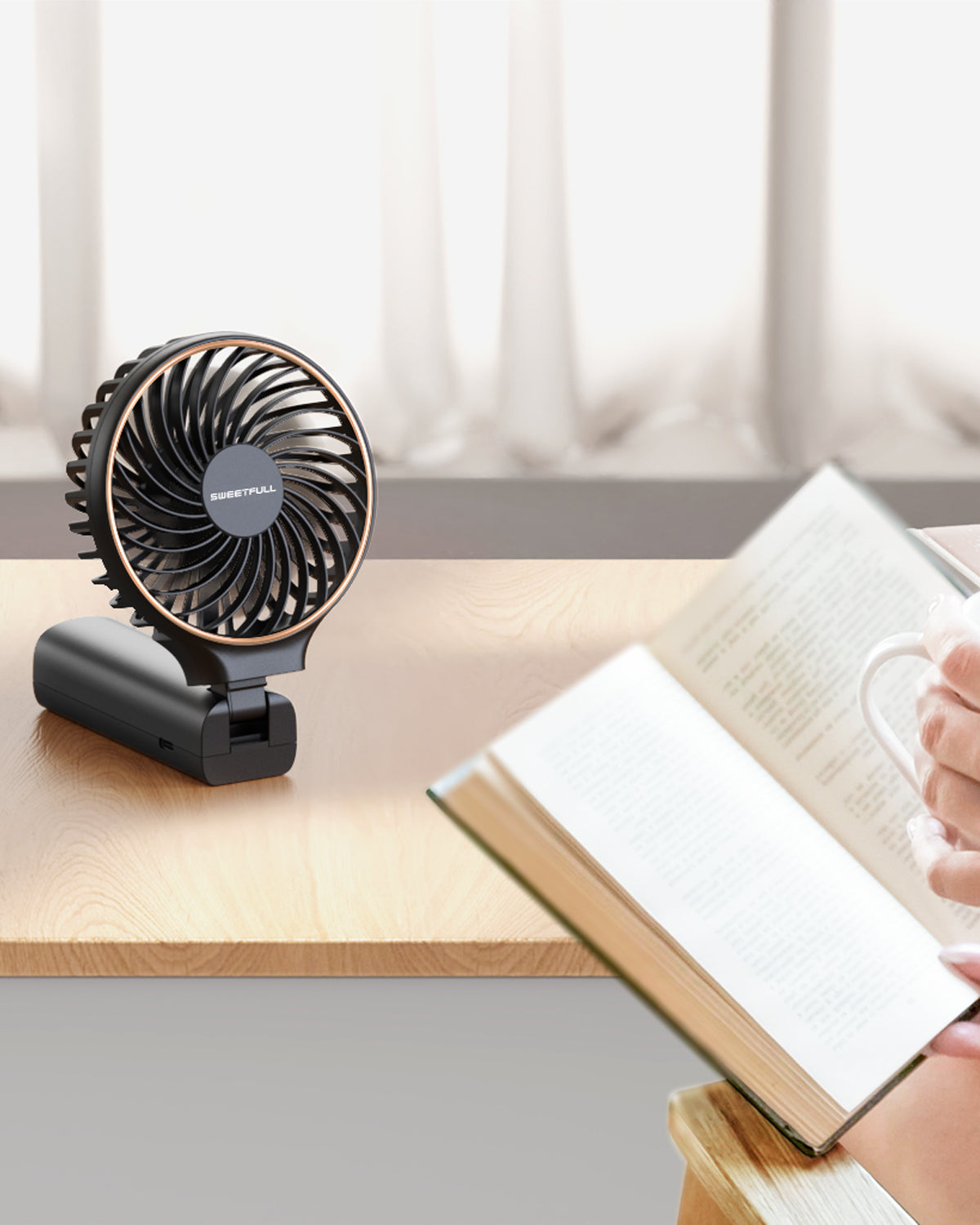 Handventilator, Tragbarer Ventilator 5000mAh | Brehn