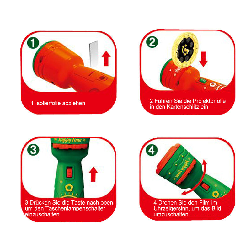 Brehn | Weihnachten Leuchtende Taschenlampe-Projektorlampe