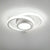Moderne LED-Deckenleuchte mit doppeltem Ringdesign - Dämmerungsringe | Brehn