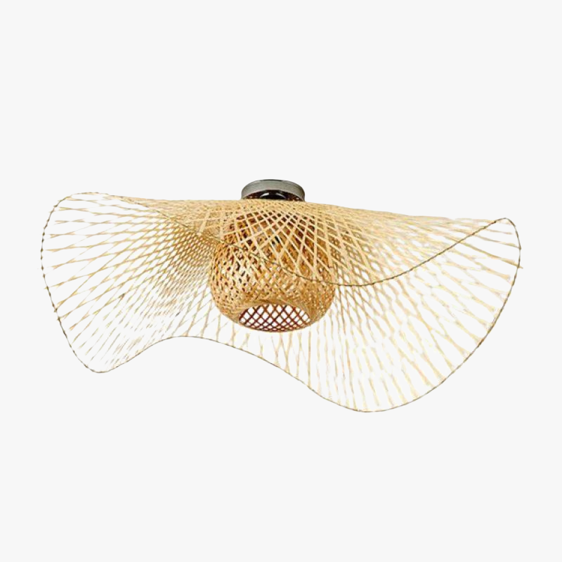 Brehn | MutoCraft - Elegante Rattan Pendelleuchte mit japanischen Einflüssen