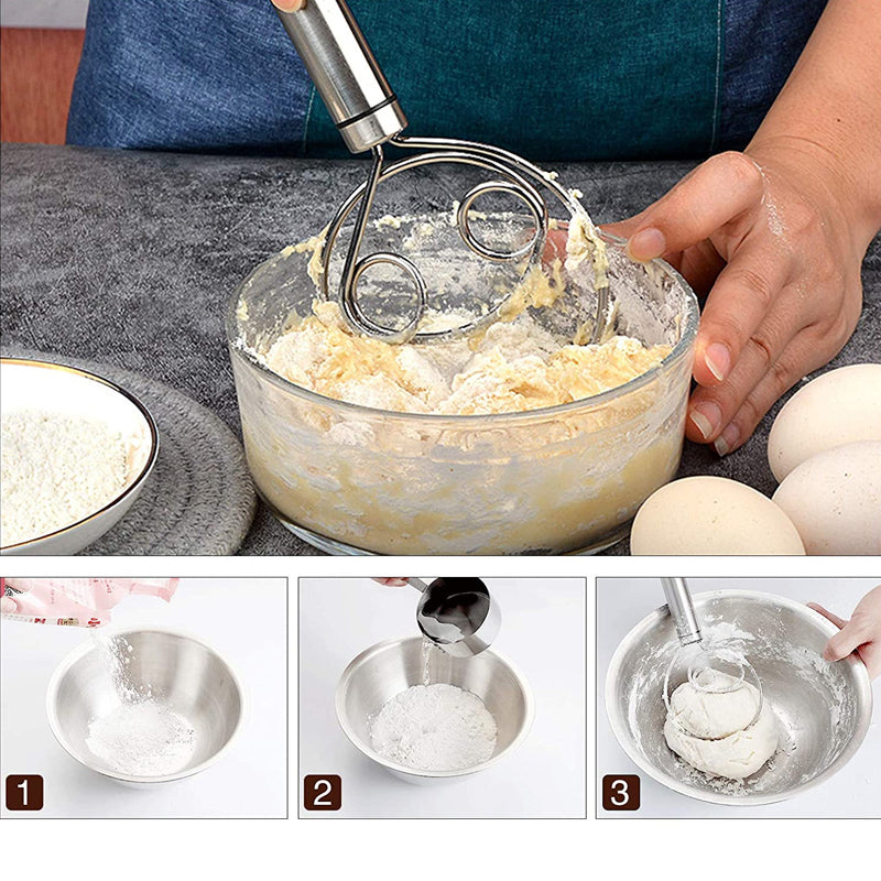 Edelstahl Magischer Teigschneebesen | Brehn