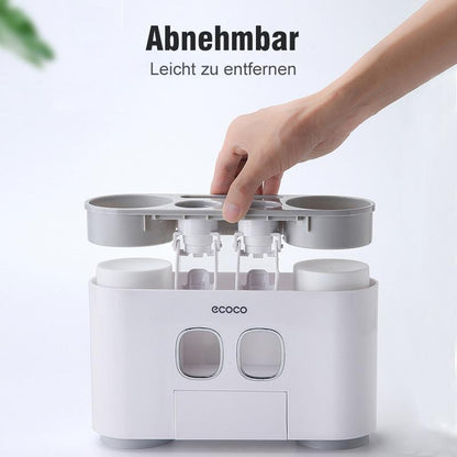 Automatischer Zahnbürstenhalter und Zahnpastaspender Set | Brehn