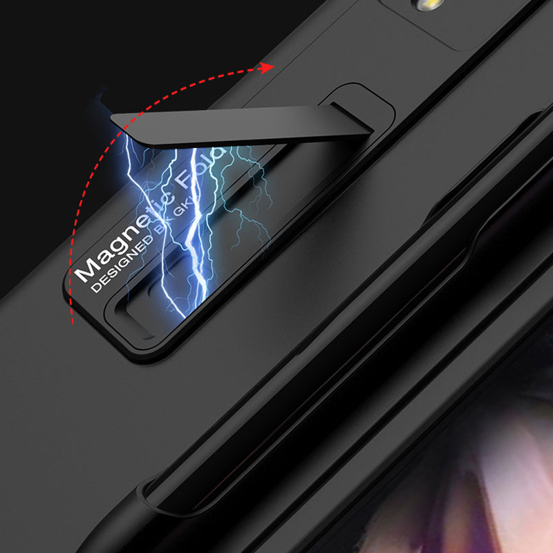 Modische Schutzhülle mit Ständer und Stiftfach für Samsung Galaxy Z Fold 3