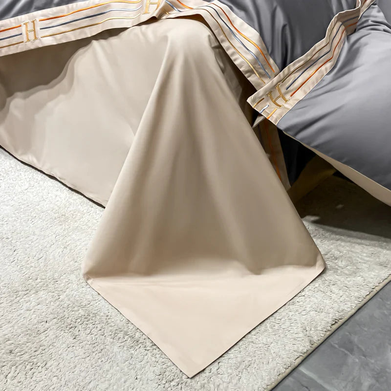 Brehn | Luxus Satin Bettwäsche 4-Teiliges Set - OpulenceSleep
