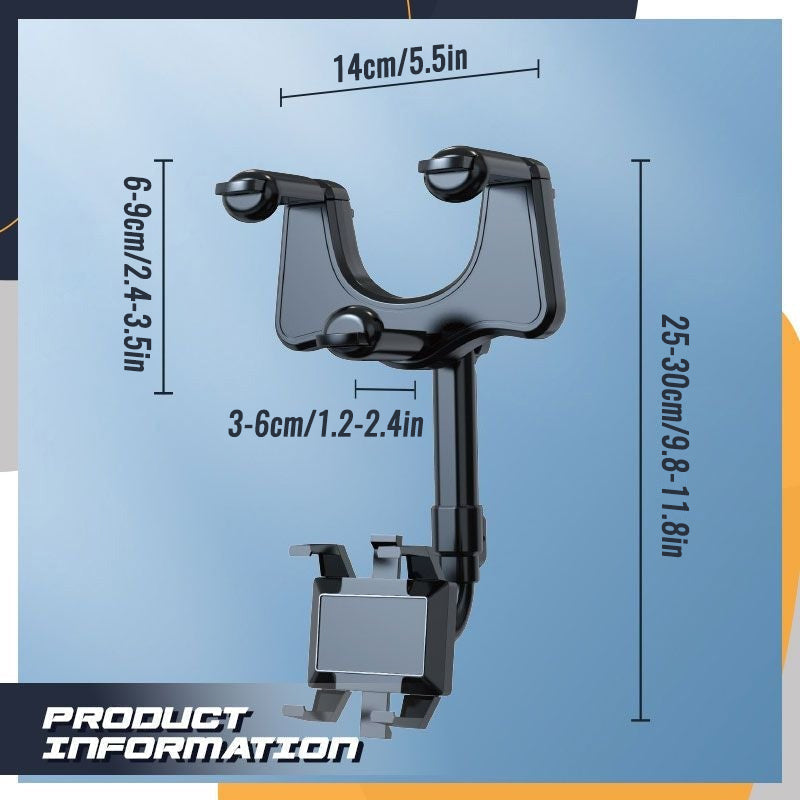 Drehbarer & Ausziehbarer Auto-Handyhalter | Brehn