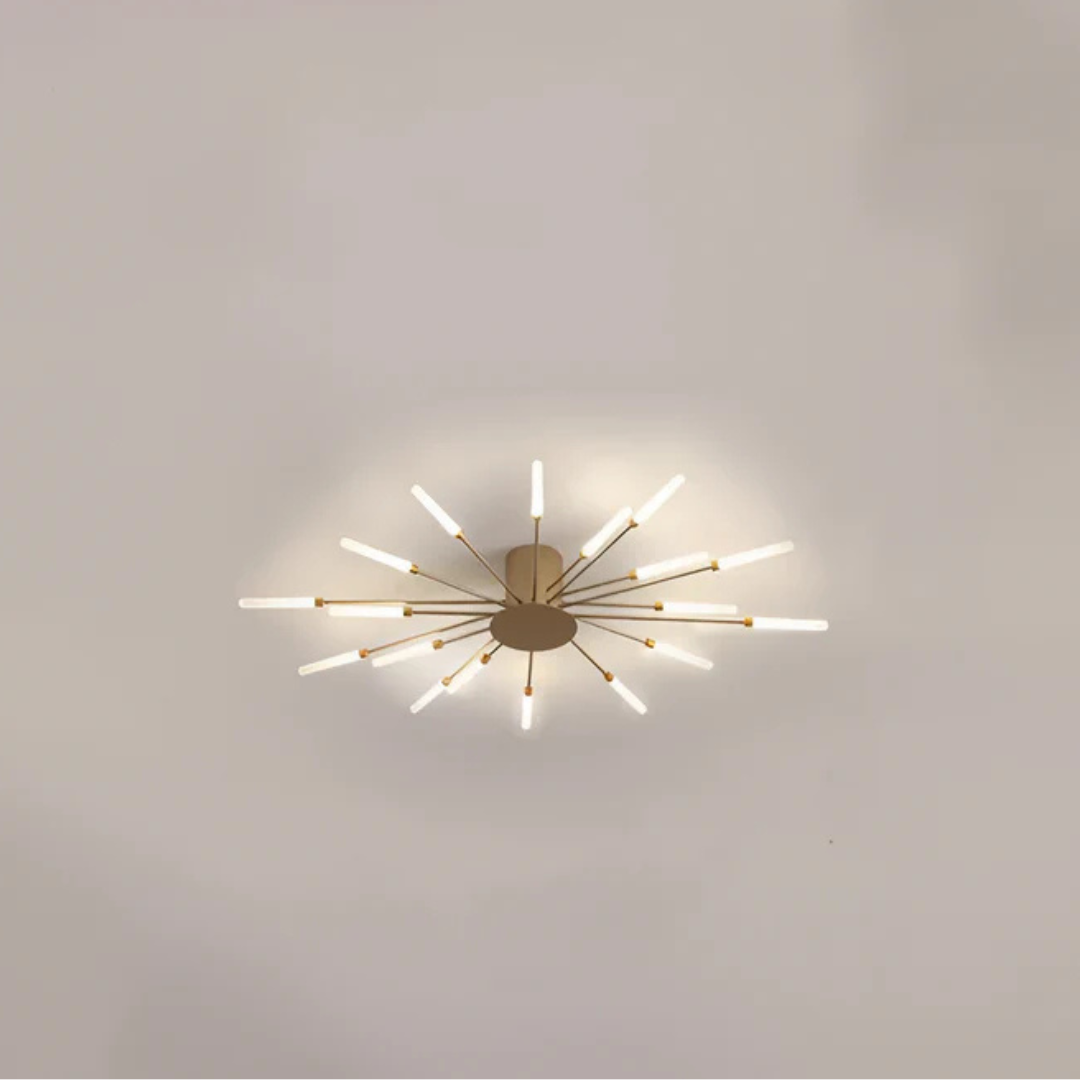 Brehn | Luxuriöse LED-Deckenlampe | Stilvolles Deckenlicht für das Wohnzimmer