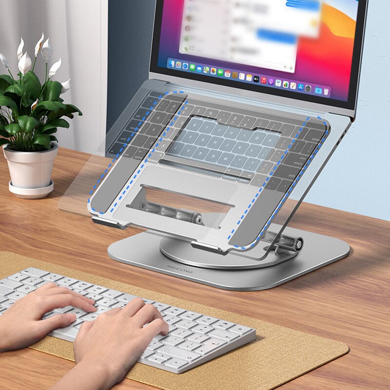 Laptopständer Aluminiumlegierung rotierender Halter | Brehn
