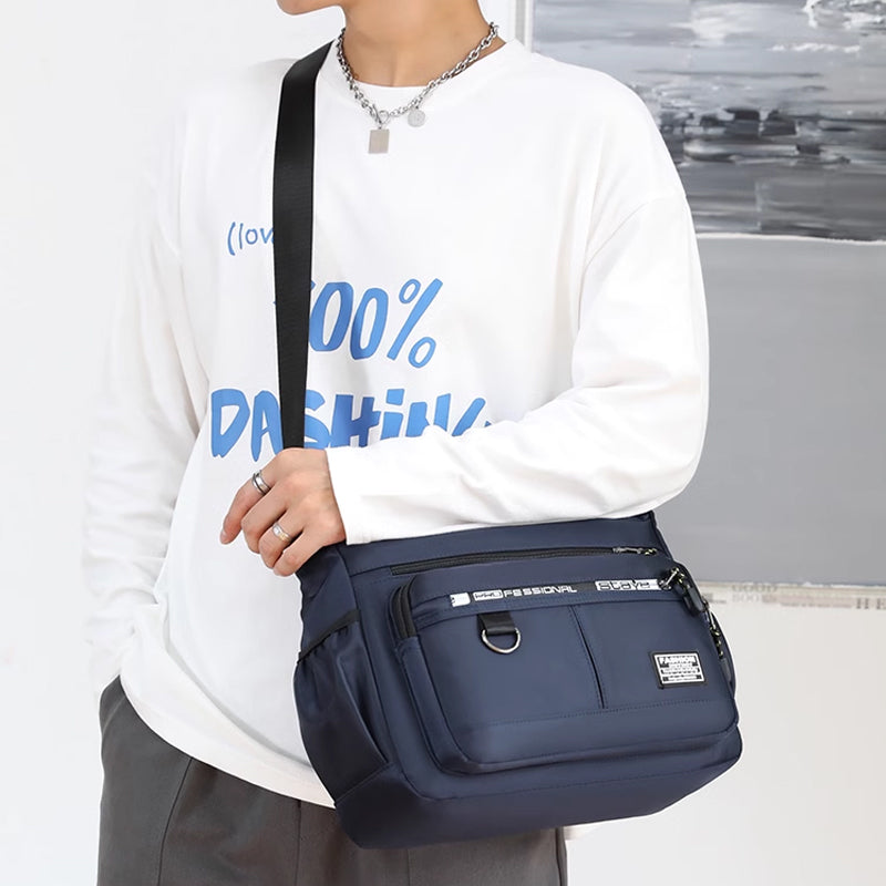 Herren Umhängetasche mit mehreren Taschen | Brehn