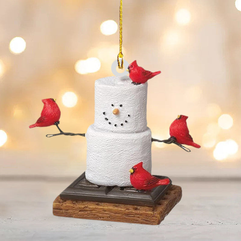 Brehn | Lustige Schneemann Weihnachtsbaum Anhänger