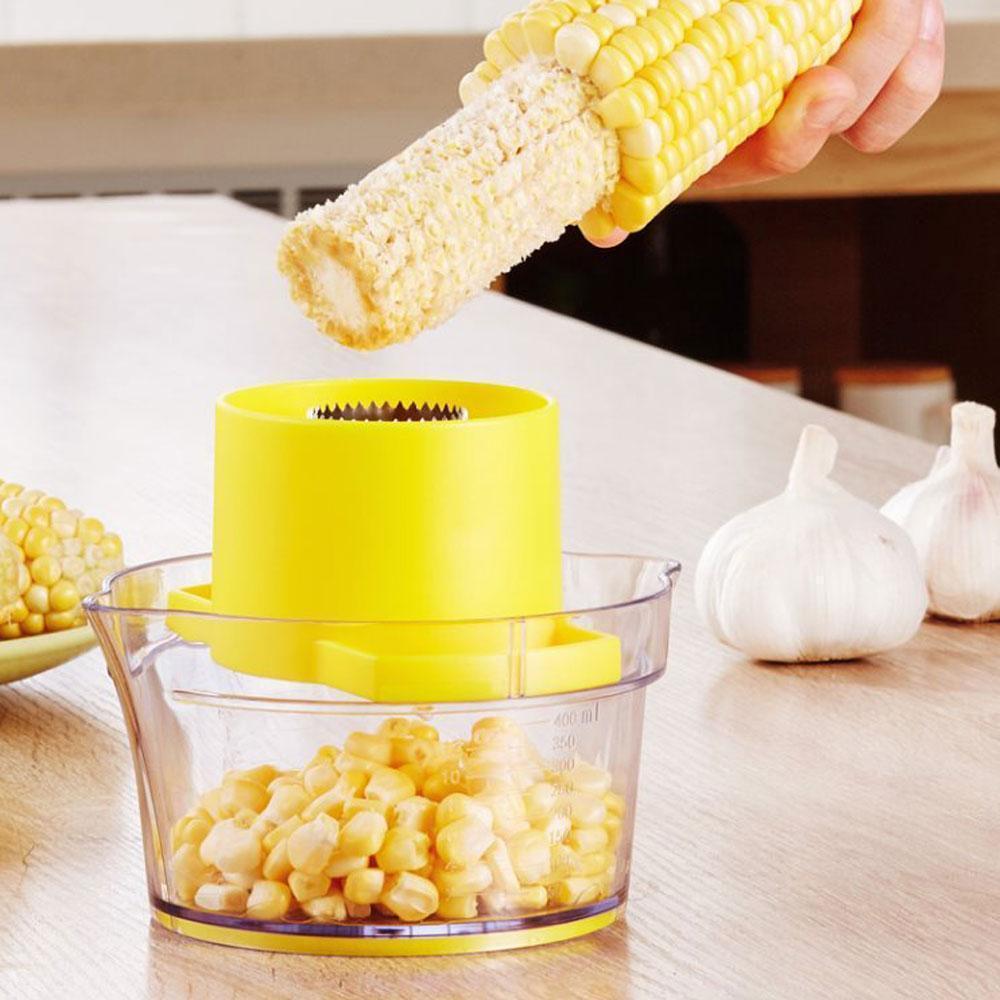 Cob Corn Stripper Mit Eingebautem Messbecher Und Reibe | Brehn