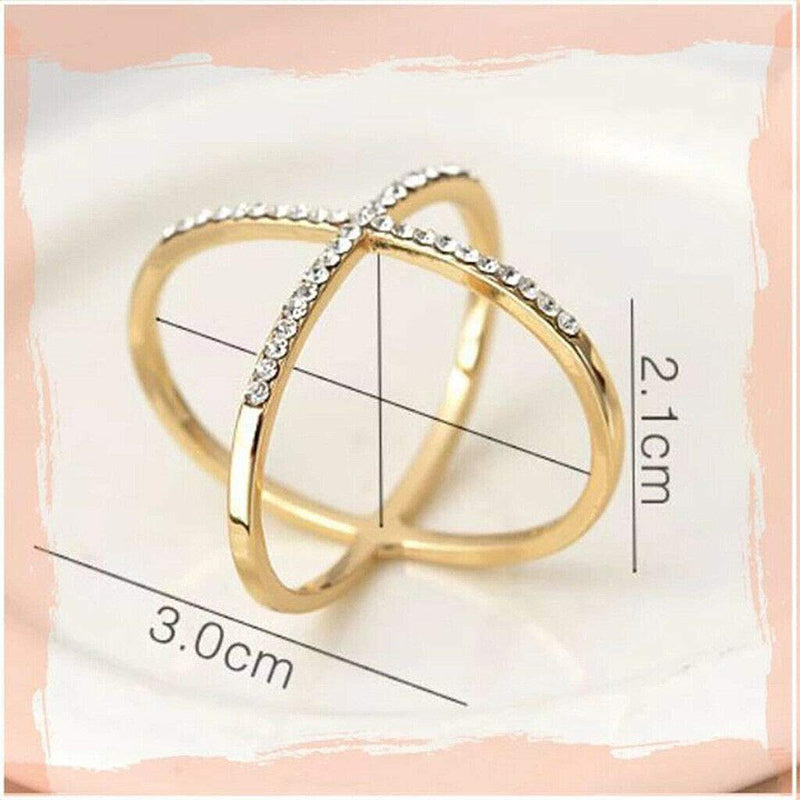 Schal Loop Ring Strass Eingebettet | Brehn