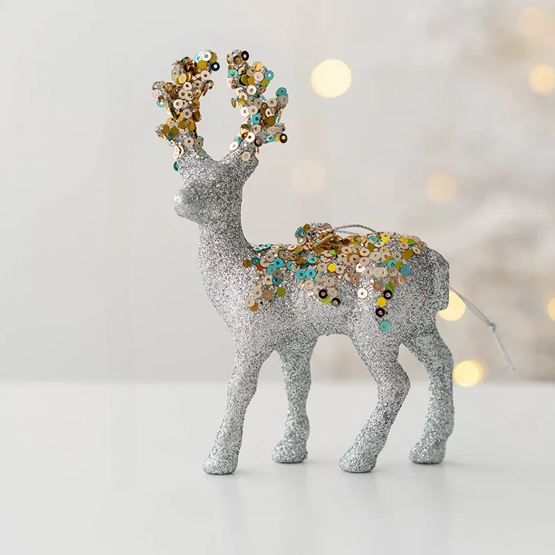 Brehn | Funkelndes Hirschornament – Luxuriöse Weihnachtsdekoration für eine festliche Atmosphäre
