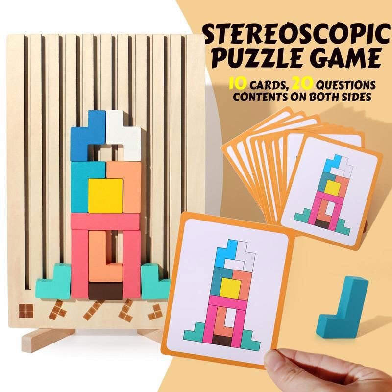 Brehn | Holz Stapel Puzzle Spielzeug