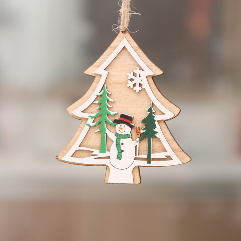 Brehn | Weihnachtlicher Holzanhänger