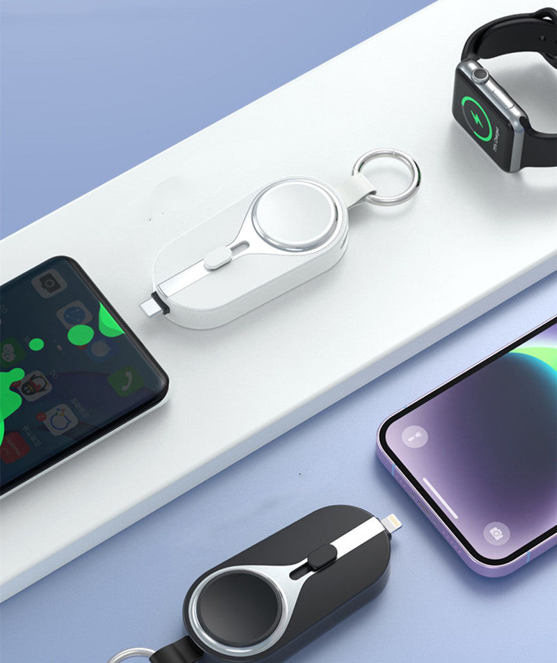 Brehn | 2000mAh Kompakt Mini Tragbare Kapsel Schlüsselanhänger Power Bank