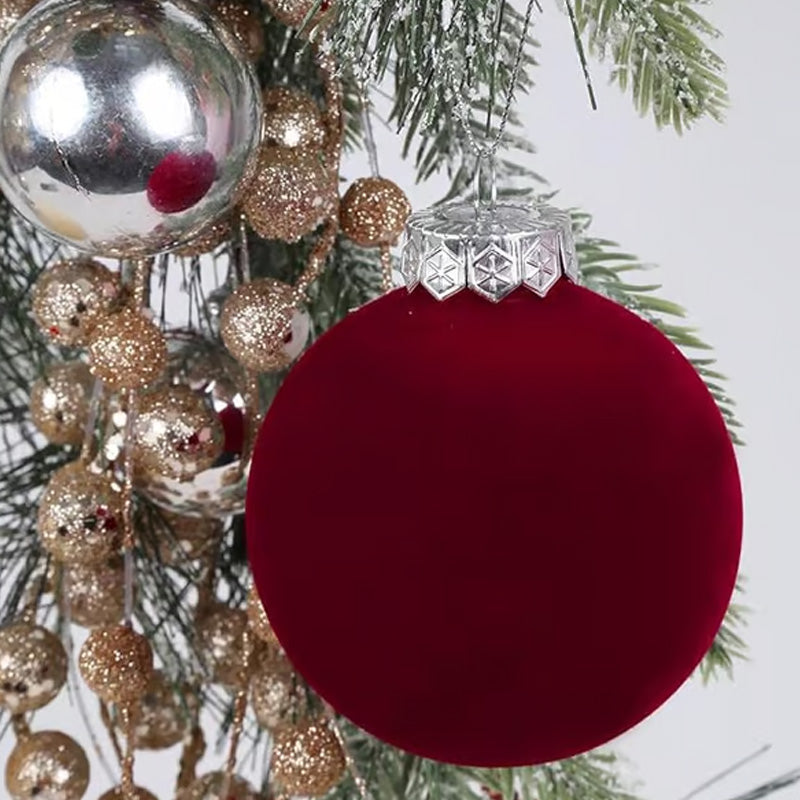 Brehn | Samt Weihnachtsornamente. 12 Stück