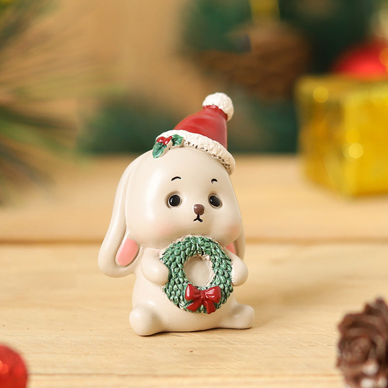 Brehn | Handgefertigte Tier-Weihnachtsmann-Ornamente