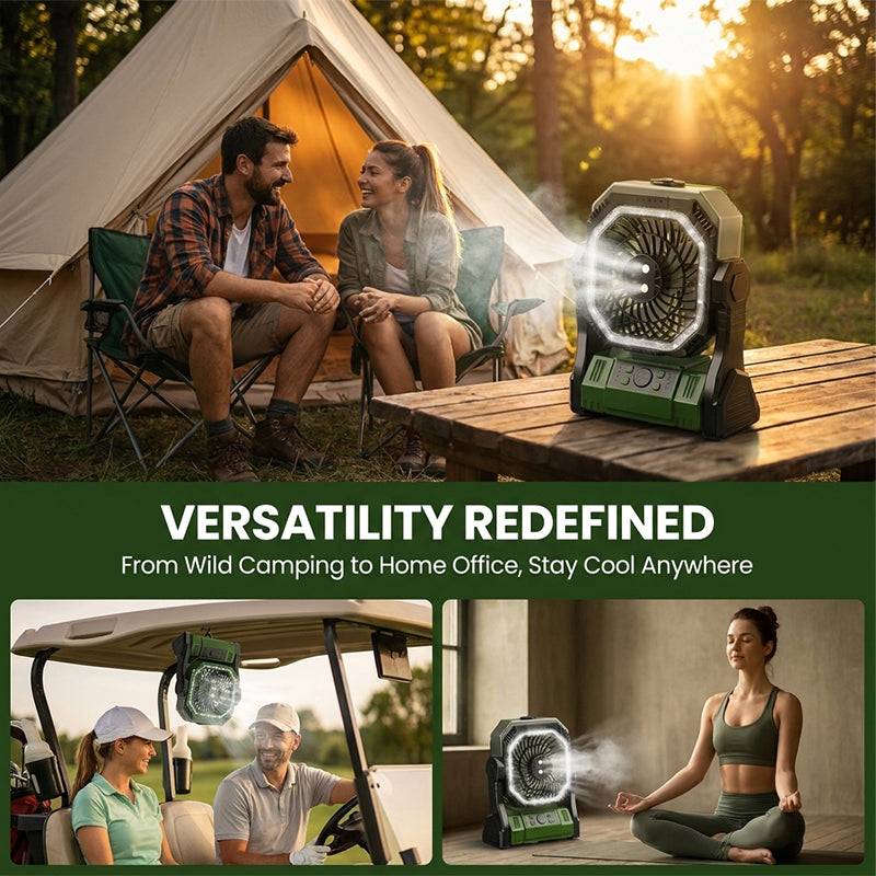 Wiederaufladbarer Outdoor Camping Ventilator Licht | Brehn