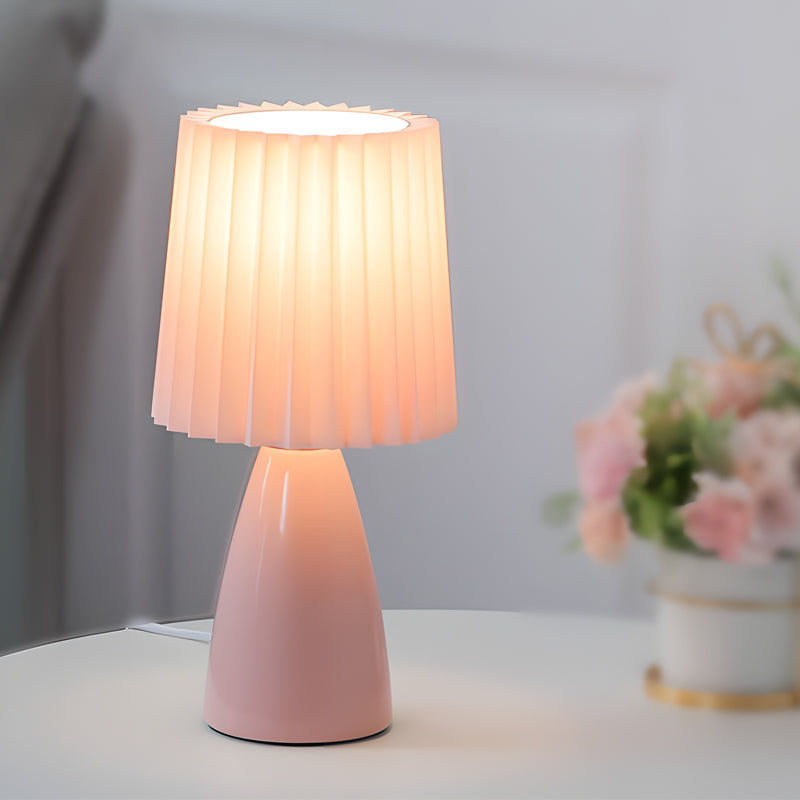 GlasDimm | Elegante USB dimmbare Tischlampe mit Glasfuß | Brehn