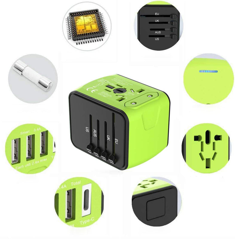 Brehn | Universeller Smart-Reiseadapter Spannungswandler