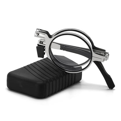 Blaulichtfilternde, schraubenlose, faltbare Lesebrille
