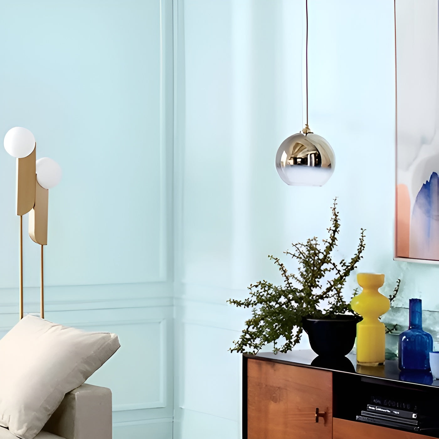 Industrielle Glas-Pendelleuchte mit LED – Modern & Dekorativ | Ideal für Küchen, Esszimmer und Bars