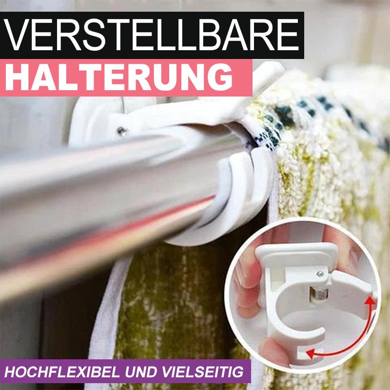 Brehn | Nagelfreie verstellbare Stangenhalter (2 Stück)