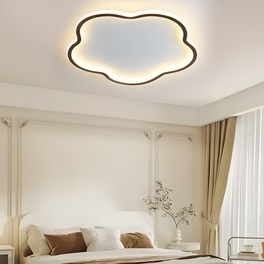 Nordische Deckenleuchte im Pentagramm Design – Aluminium Deckenlampe für Schlafzimmer | Brehn