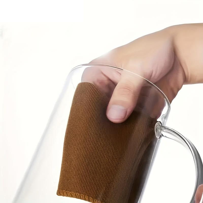Brehn | Großer Glasbecher mit Deckel & Strohhalm