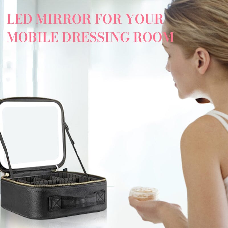 LED Licht Tragbare Make-up Tasche | Brehn