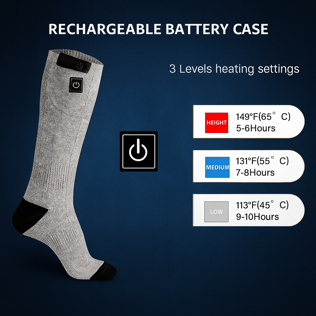 Brehn | Elektrische Wärme Zirkulation Kaltwetter Winter Socken