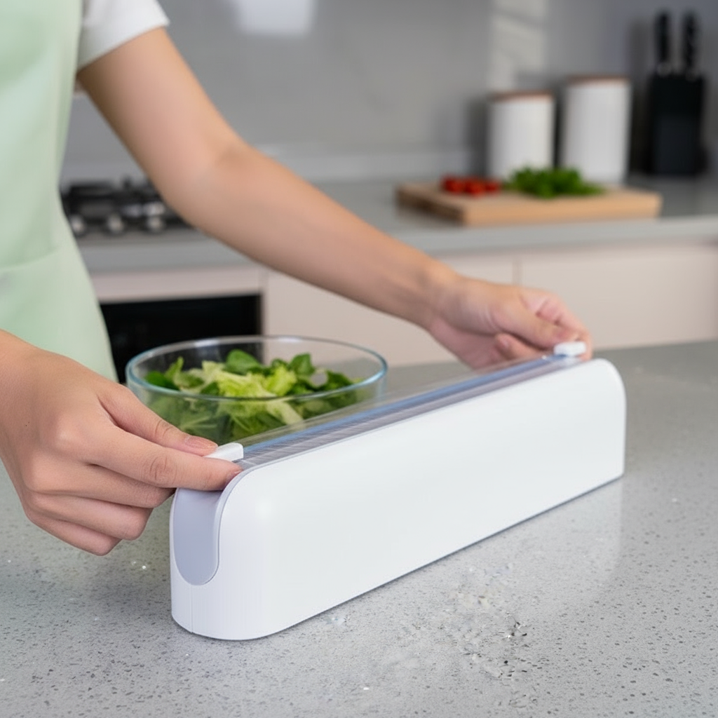 Brehn | Küchen Folien Cutter Aufbewahrungsspender Box