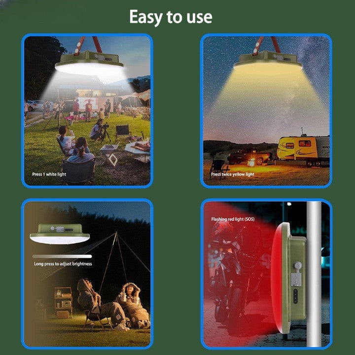 VIvolux | Wiederaufladbare natürliche LED-Leuchte Camp Lampe
