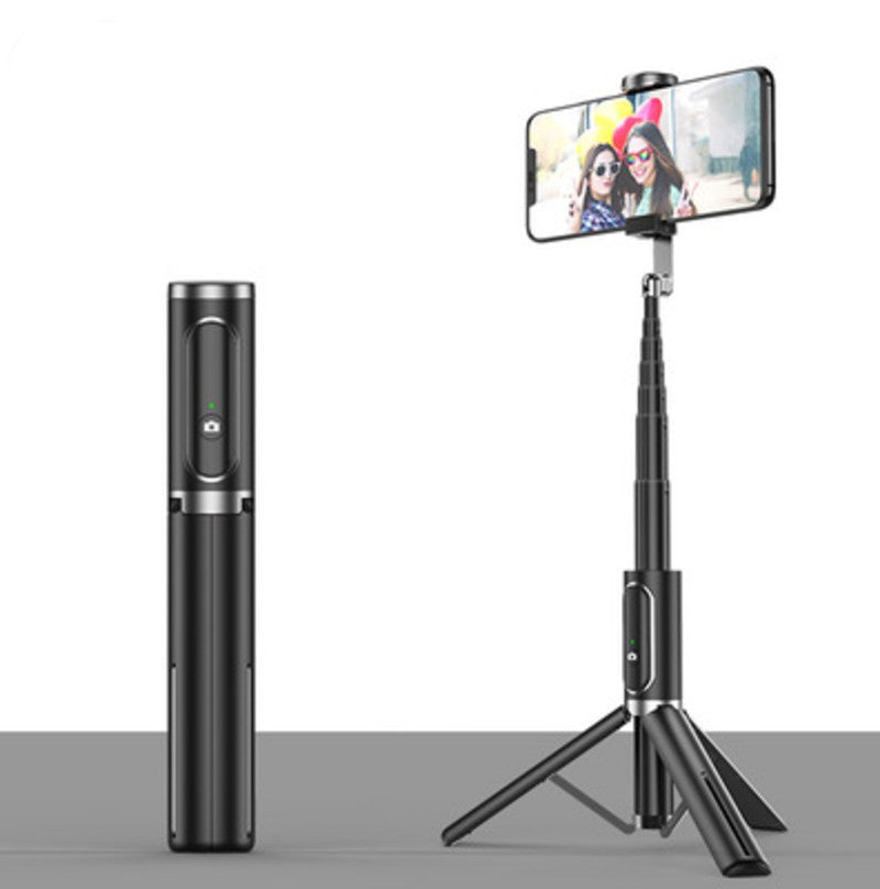 Brehn | Kompakter ausziehbarer Bluetooth-Selfie-Stick, mit stabilem Stativ und 360° drehbarem Design