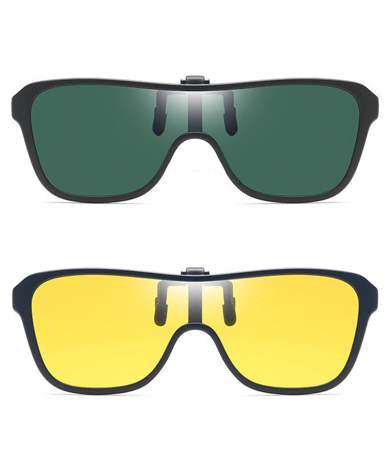 Brehn | Integrierte Kurzsichtigkeitsbrille Clip-On Für Tag Und Nacht