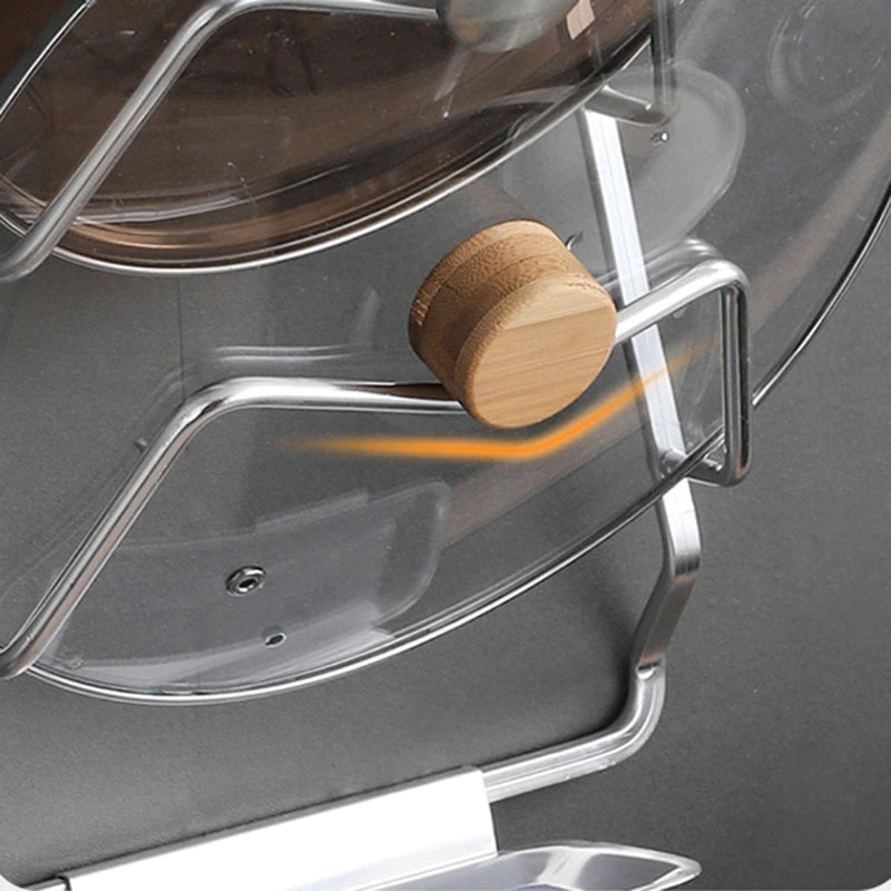 Brehn | Wandmontierter extremen Topfdeckelhalter Rack