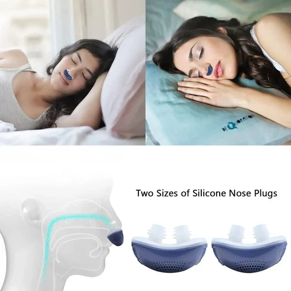 Schlaflos, maskenlos, Micro-CPAP Anti-Schnarch