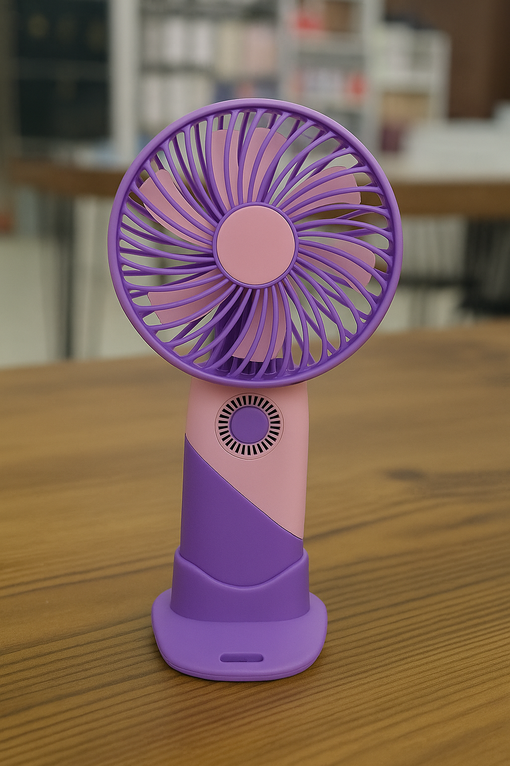 ColorTwist™ Mini Ventilator – 3-Geschwindigkeit Wiederaufladbarer Tragbarer Ventilator | Brehn