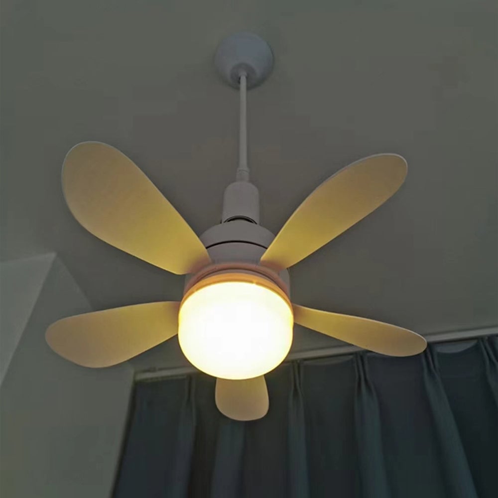 2-in-1 LED-Deckenventilatorlicht mit Fernbedienung, E27/B22-Basis | Brehn