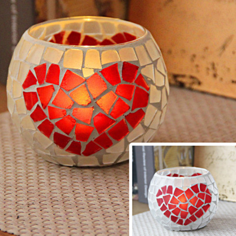 Brehn | Europäischer Retro Glas Mosaik Teelichthalter