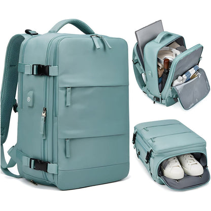 Reiserucksack mit USB-Anschluss – Geräumiges Hauptfach | Ideal für Schule und Outdoor-Aktivitäten