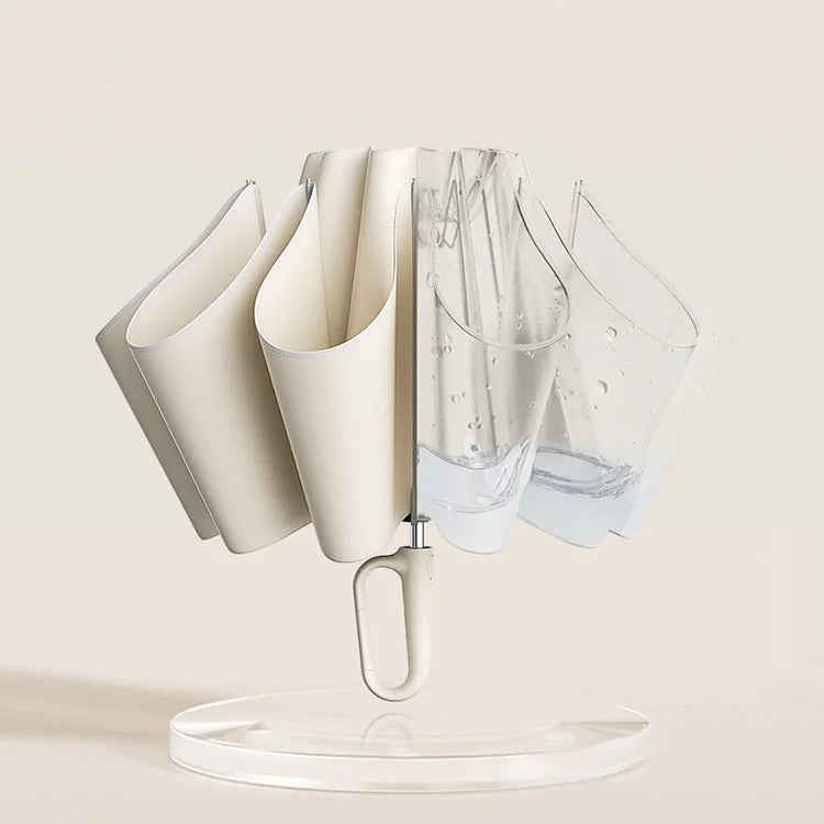 Brehn | Aurelia Luxe Winddichter Regenschirm | Eleganter, tragbarer Schutz gegen die Elemente