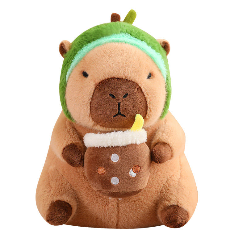 Brehn | CuddleCapy Kuschelpuppe Plüsch | Capybara & Hase Design | Weiches Kuscheltier in Verschiedenen Stilen & Größen