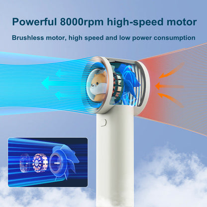 Wundervoller Eichhörnchen Mini Tischventilator USB wiederaufladbarer Handventilator | Brehn