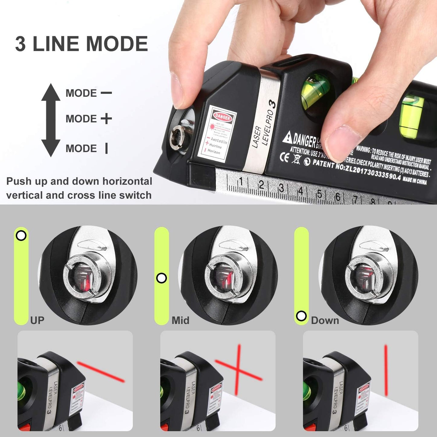 TrueAlign Laser Level — Ziehe perfekte Linien im Handumdrehen und fühle dich wie ein Profi ohne Stress | Brehn