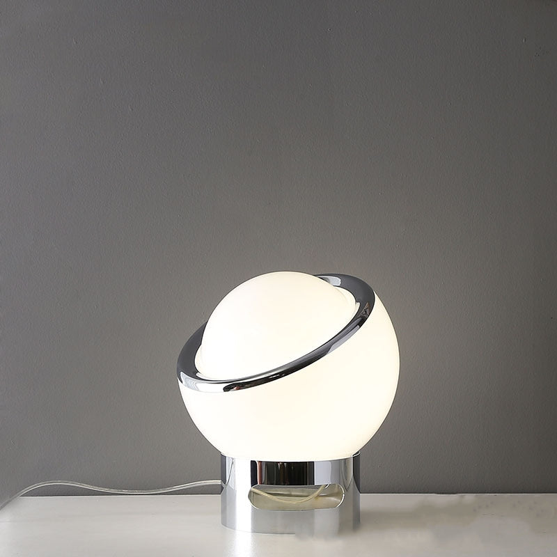 Brehn | OpalElegance Lampe - Minimalistische Tischlampe im Bauhaus-Stil