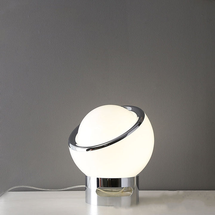 Brehn | OpalElegance Lampe - Minimalistische Tischlampe im Bauhaus-Stil