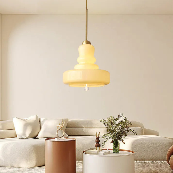 Brehn | VerreCylindre Deckenlampe - Luxuriöse Glas Pendelleuchte mit modernem Design